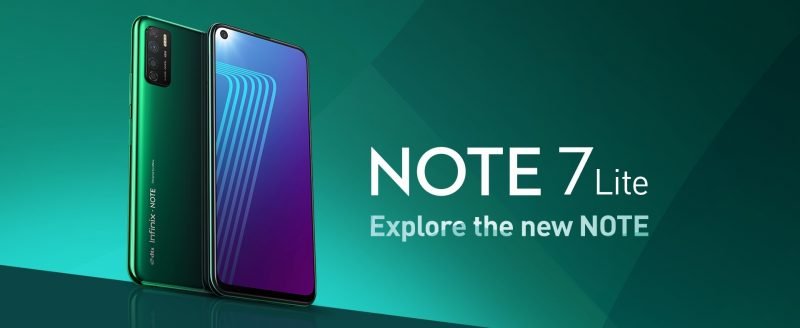 Infinix Note 7 Lite in kenya banner