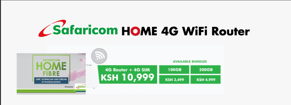 Safaricom 4G Router Banner