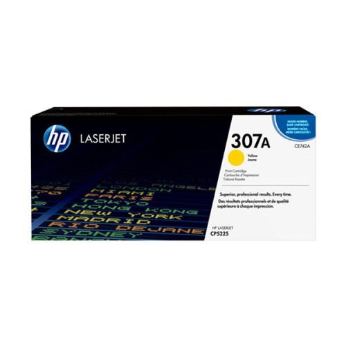 HP 307A Black Laserjet Toner Cartridge-yellow