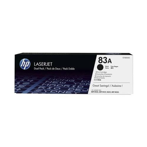 HP 83A 2-Pack Black LaserJet Toner Cartridge