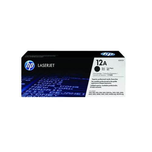 HP 12A Black Laserjet Toner Cartridge