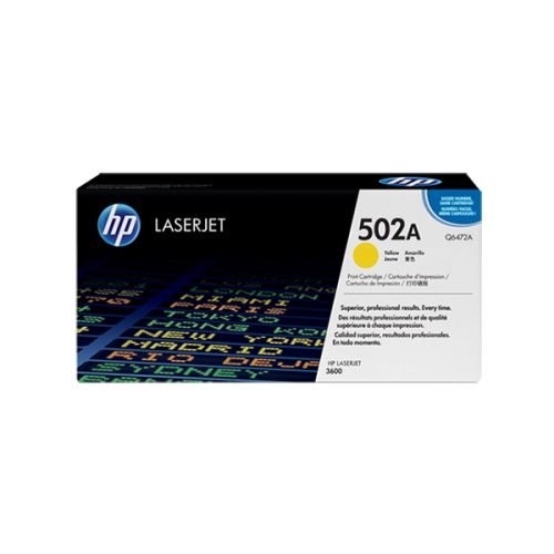 HP 502A Yellow Toner Cartridge