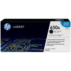 HP 650A Black LaserJet Toner Cartridge