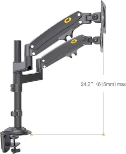 NB North Bayou Dual-Monitor-Desk-Mount-Stand 4