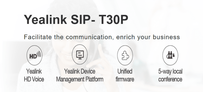 Yealink T30P IP Phone